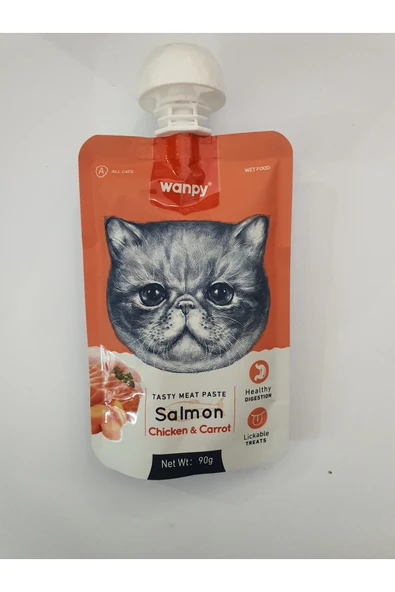 PATİLİMARKET kedi ezme ödülü somon tavuk havuç 1 adet ürün görseli 1