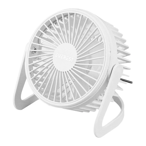 Everest EFN-505 Masaüstü Beyaz Usb Fan (145mmx141mmx105 mm) ürün görseli 1