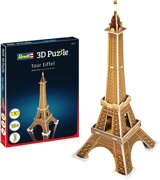 Rewell 3D Puzzle Eyfel Kulesi - Resim 2