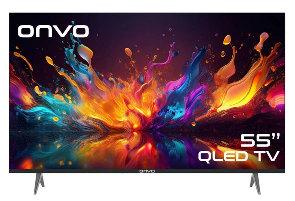 Onvo 55OVF9250UQ 4K Ultra HD 55" 140 Ekran Uydu Alıcılı Google Smart QLED TV ürün görseli 1