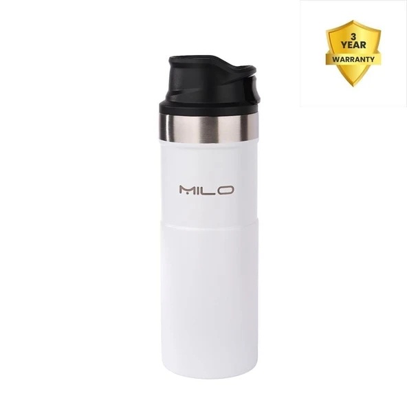 Milo The Quıx Daily Termos 500 ML Beyaz ürün görseli 1