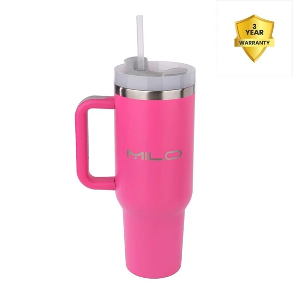 Milo Unimax Termos 1.18 Litre Pembe - Resim 2