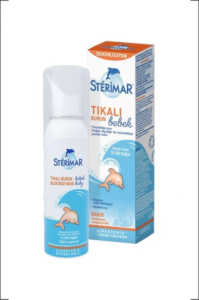 Sterimar Hipertonik Baby Deniz Suyu Burun Spreyi 50 ml ürün görseli 1