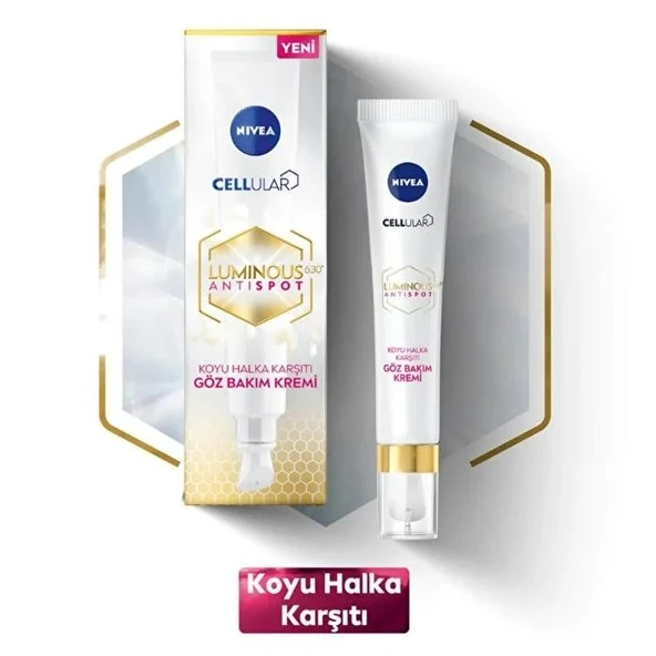 NİVEA CELLULAR LUMİNOUS GÖZ BAKIM KREMİ 15 ML ürün görseli 1