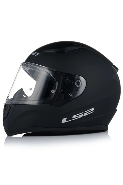 LS2 Rapıd 2 Mat Siyah Fullface Motosiklet Kaskı Şefaf Camlı ürün görseli 1