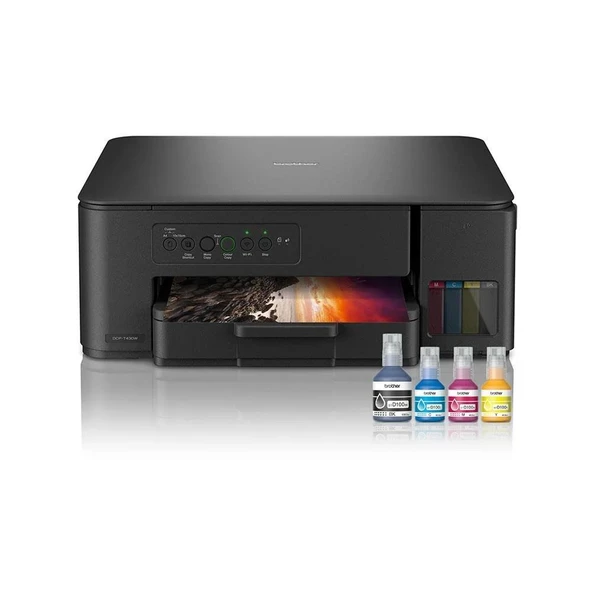 Brother DCP-T430W Fotokopi, Tarayıcı, Wi-Fi, Mürekkep Tanklı Yazıcı ürün görseli 1