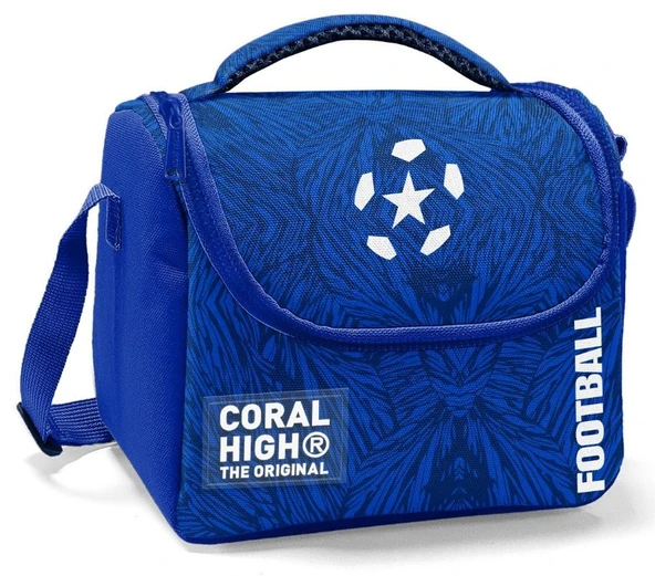 Coral High Beslenme Çantası 22797, Erkek Çocuk, Lacivert Mavi Futbol, Isı Yalıtımlı ürün görseli 1