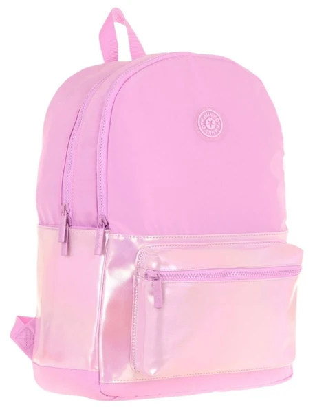 Kaukko Cube Üç Bölmeli Kız Çocuk Pembe Okul Çantası - K1819 ürün görseli 1