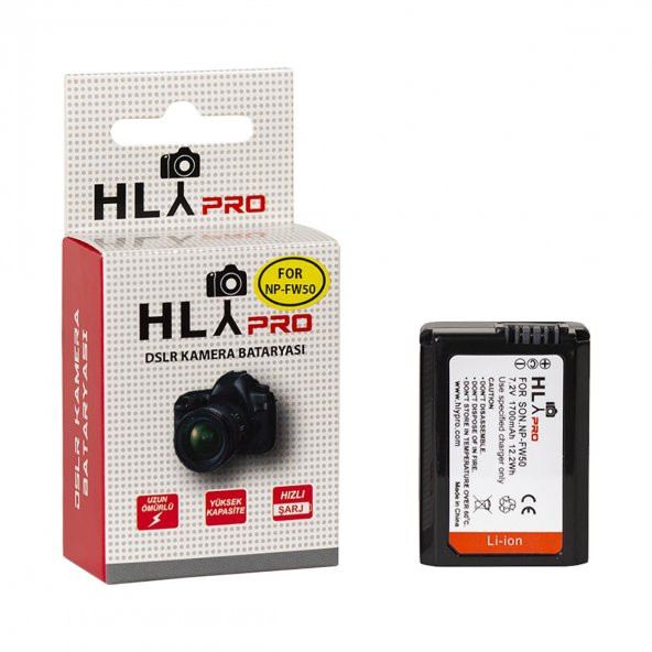 Hlypro Sony A7S II İçin NP-FW50 Batarya ürün görseli 1
