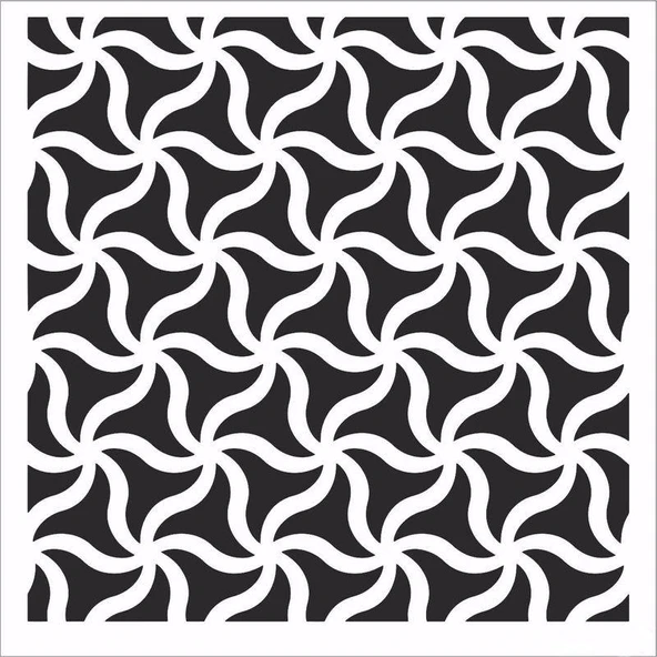 HDM147 Home Dekor Midi Stencil (25X25) ürün görseli 1