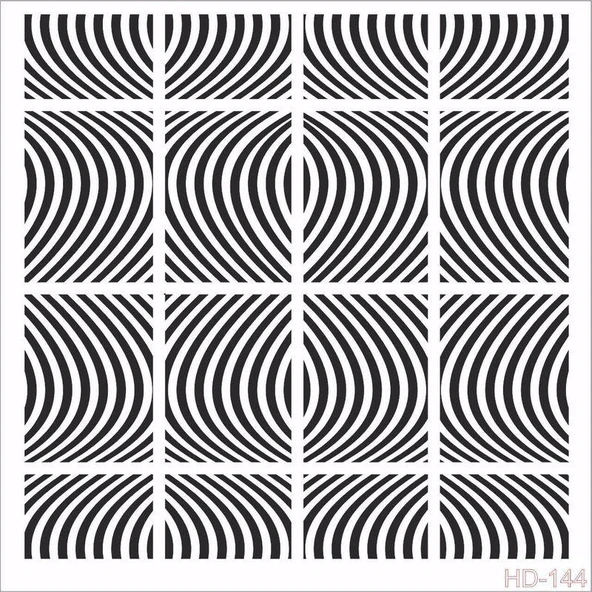 HDM144 Home Dekor Midi Stencil (25X25) ürün görseli 1