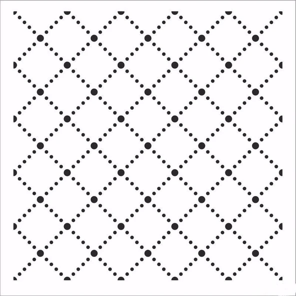 HDM158 Home Dekor Midi Stencil (25X25) ürün görseli 1