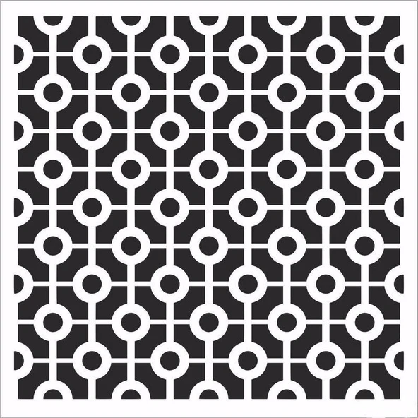 HDM159 Home Dekor Midi Stencil (25X25) ürün görseli 1