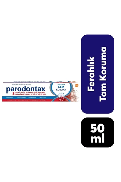 Parodontax Tam Koruma Ferahlık Beyazlatıcı 50 ml Florürlü Diş Macunu ürün görseli 1