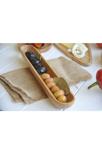 Bambum B2311 Luiz 30 cm Zeytin Tabağı ürün görseli 1
