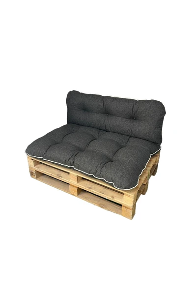 Kalorifer Önü Ve Yer Minderi Ikili Takım Antrasit Gri 100x60cm ürün görseli 1