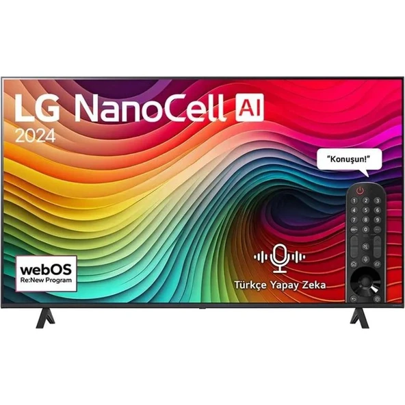 LG  55NANO81T 55'' 139 Ekran Uydu Alıcılı 4K Ultra HD webOS LED TV ürün görseli 1