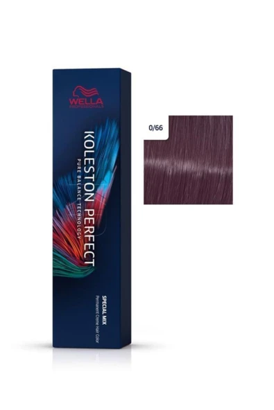 WELLA Koleston Perfect Me Rich Naturals 0/66 Yoğun Mor 60 ml ürün görseli 1