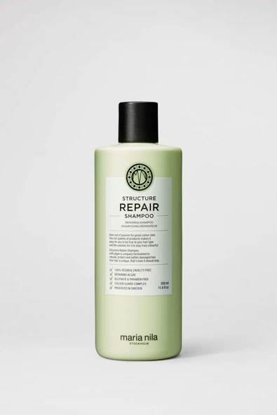MARİA NİLA Structure Repaır Shampoo 350ml / 11.8oz ürün görseli 1