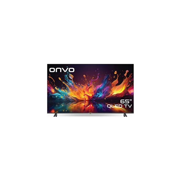 Onvo  65OVF9001UQ 65'' 165 Ekran Uydu Alıcılı 4K Ultra HD Smart Google QLED TV ürün görseli 1