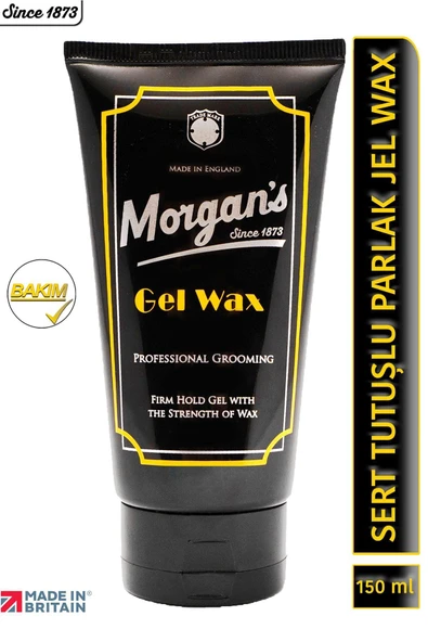 MORGAN'S POMADE Morgan's Gel Wax Firm Hold Gel - Güçlü Tutuşlu Uzun Süreli Kalıcı Wax 150 ml ürün görseli 1