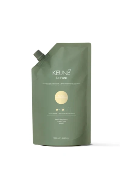 KEUNE So Pure Polish Conditioner Refill 1000 ml - Parlaklık Veren Bakım Kremi Refill ürün görseli 1
