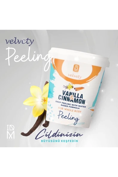 IDM VELVETY Vanilla Body Peelıng  Vücut Peelingi 400 ml ürün görseli 1