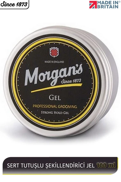 MORGAN'S POMADE Strong Hold Gel - Yüksek Tutuşlu Şekillendirici Jel 100 ml ürün görseli 1