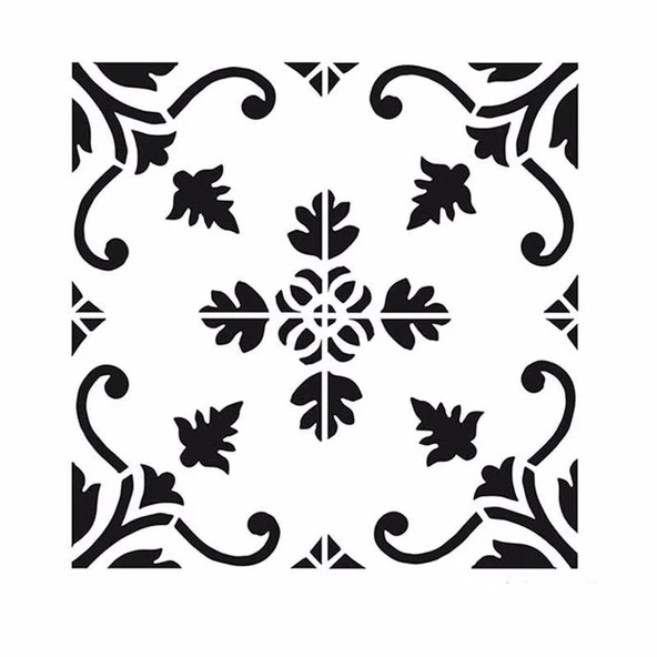 HDM177 Home Dekor Midi Stencil (25X25) ürün görseli 1