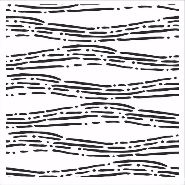 HOME DECOR MİNİ STENCIL HDM-171 25X25 ürün görseli 1