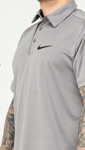Nike EF-4545 Erkek Battal Polyester Mesh Polo Yaka T-Shirt ürün görseli 1