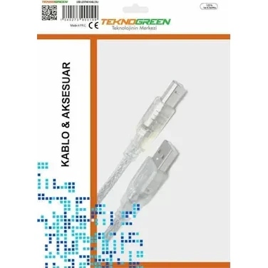 YAZICI KABLOSU 1.5M TEKNO GREEN ürün görseli 1