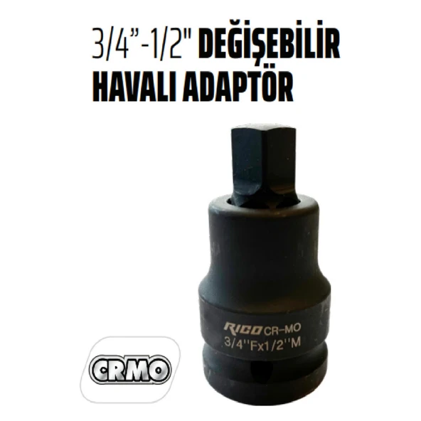 3/4"X 1/2" ALTIKÖŞE DEĞİŞKEN UÇ ürün görseli 1