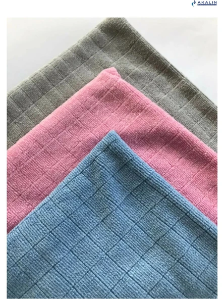 3'lü Renkli Profosyonel Mutfak Bezi 40x40 cm Koku Yapmaz Leke Tutmaz Bez ürün görseli 1