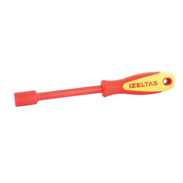İZELTAŞ 1000V SÜNGÜSÜ İZOLELİ LOKMA UÇLU TORNAVİDA 13MM ürün görseli 1