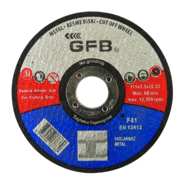 GFB METAL KESME TAŞI 300x30(5 Adet) ürün görseli 1