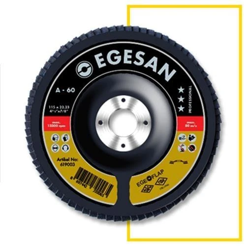 EGESAN FLAP DİSK ZIMPARA 115MM NK80 KUM ürün görseli 1