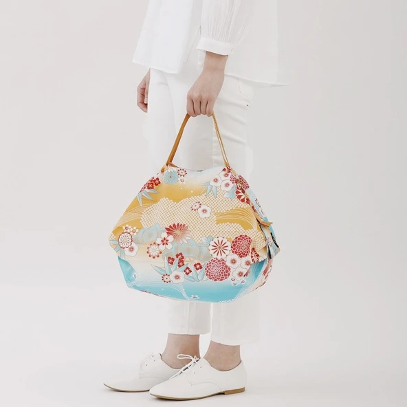 Shupatto Compact Bag - M - Nagare Gumo - Resim 3