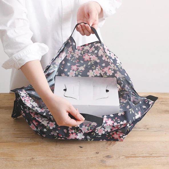 Shupatto Compact Bag - M - Sakura - Resim 9