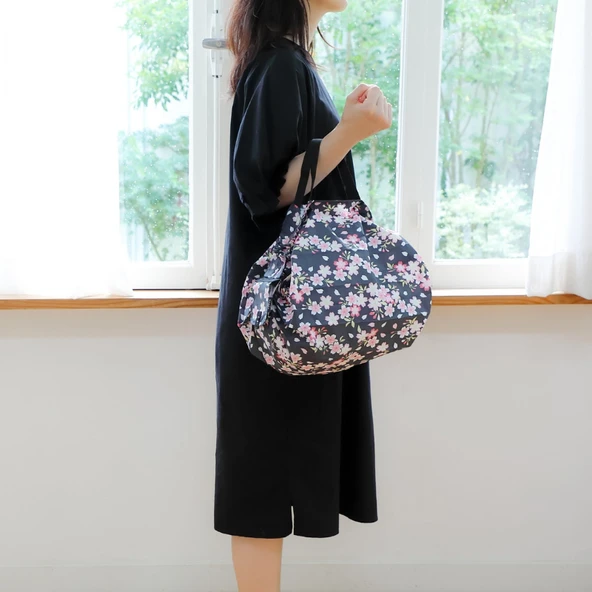 Shupatto Compact Bag - M - Sakura - Resim 7