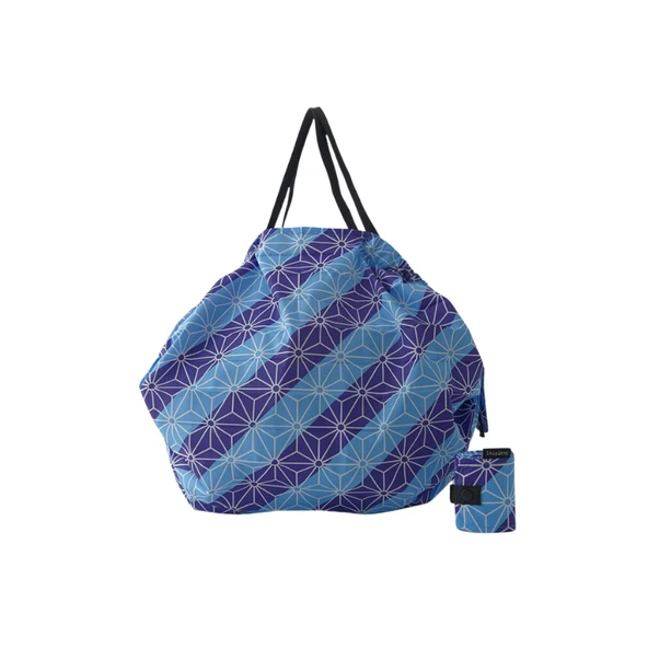 Shupatto Compact Bag - M - Asanoha - Resim 2