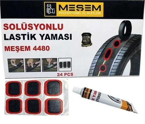 MEŞEM 4480 SOLÜSYONLU LASTİK YAMASI 24 PCS ürün görseli 1