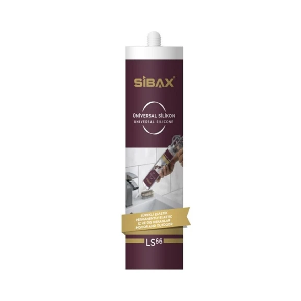 SİBAX SİLİKON BEYAZ 280gr ürün görseli 1