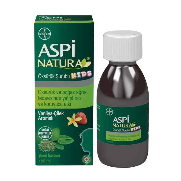 Aspi Natura  Kids Öksürük Şurubu 120 ml ürün görseli 1