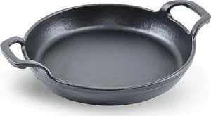 SÜREL DÖKÜM 16 CM YUVARLAK DÜZ SAHAN MAT SİYAH ürün görseli 1