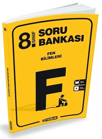 8. Sınıf Fen Bilimleri Soru Bankası Hız Yayınları ürün görseli 1
