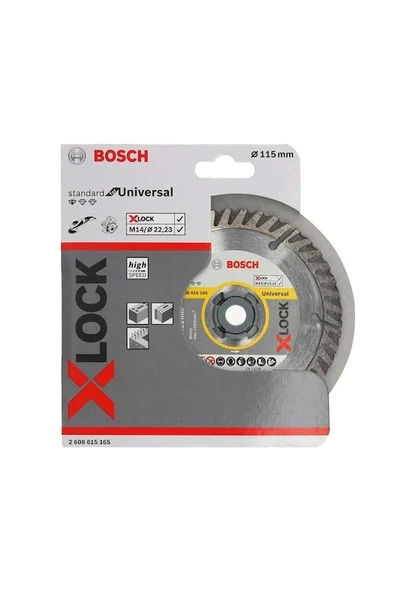 Bosch X-Lock Standard For Universal 115 mm Elmas Kesici Disk - 2608615165 ürün görseli 1