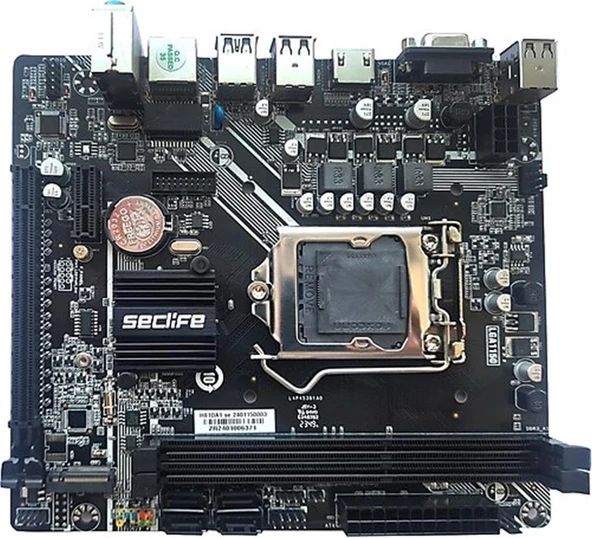 Seclife H81DA1 Intel LGA1150 H81 DDR3 MATX 1150p Anakart ürün görseli 1