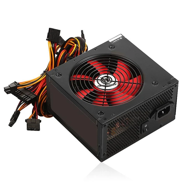 High Power Eco 700W 85+ Bronze 54A Single Rail Aktif PFC Siyah ATX Güç Kaynağı ürün görseli 1