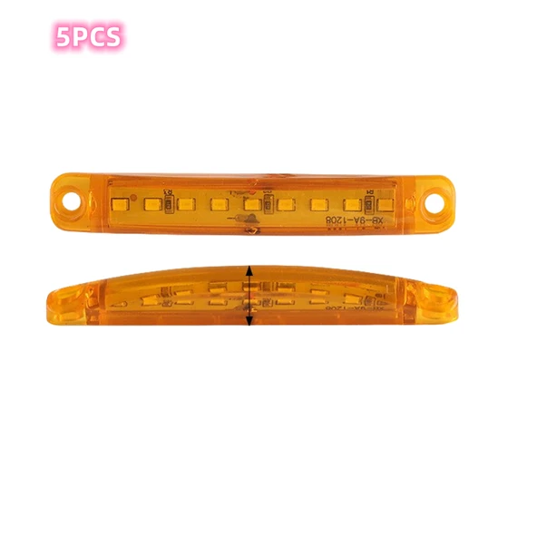 Parmak led 9 led 4W 12-24v 10cm Sarı / LAAM660 ürün görseli 1